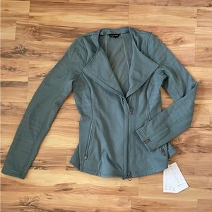 Athleta Moto Jacket - minimalist grey